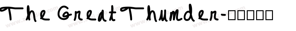 The Great Thunder字体转换